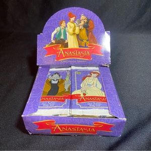Disney Anastasia 36 Sealed New Packs of Trading Cards with box
